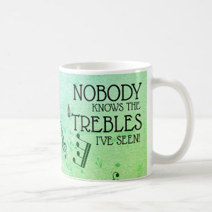 Caneca De Café Musical Guitar Funny Treble Piada Personalizada Co