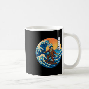 Caneca De Café Músico Clical Mahler Ukiyo-e Surfe