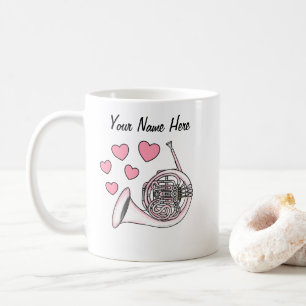 Caneca De Café Músico de Mug Brass do Casamento Personalizado do