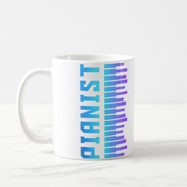 Caneca De Café Músico Orquestra Pianista (Esquerda)