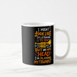 Caneca De Café Músicos Aniversário E Jogador De Trompete Compro