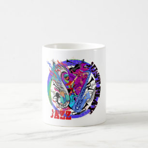 Caneca De Café Músicos Jazz Festival Music Mug de Juleez