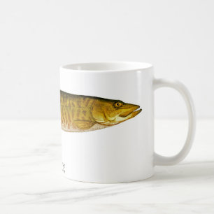 Caneca De Café Muskellunge Fish Coffee Mug
