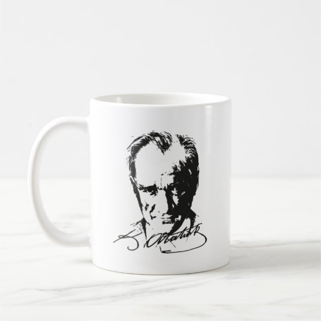 Caneca De Café Mustafa Kemal ATATURK (Esquerda)