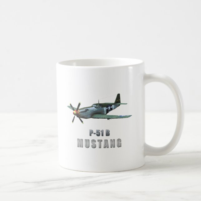 Caneca De Café Mustang de P-51 B (Direita)