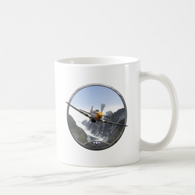 Caneca De Café Mustang P-51 (Direita)