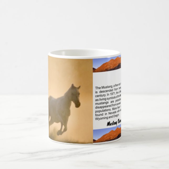 Caneca De Café Mustang Roundup (Centro)