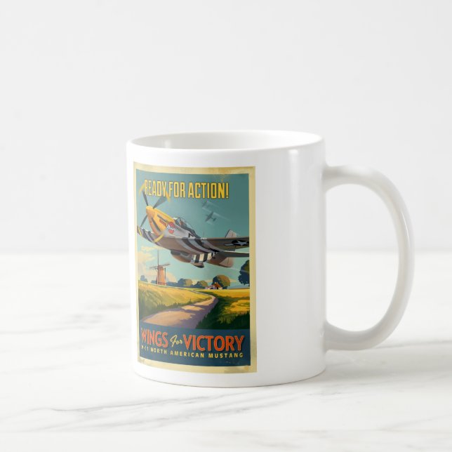 Caneca De Café Mustang sobre holland (Direita)