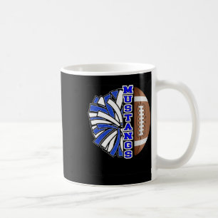 Caneca De Café Mustangs Futebol Torcida Azul Branco Espírito Esco