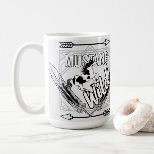 Caneca De Café MustangWild Executando Pinto Drinkware