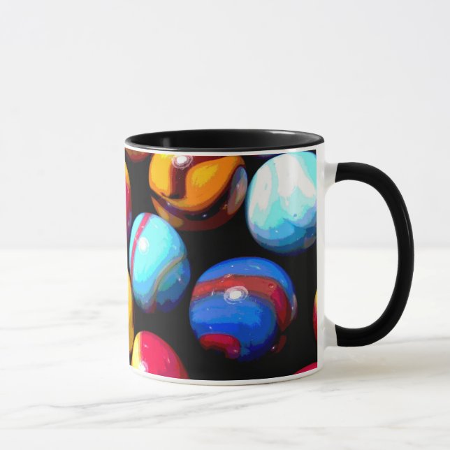 caneca de café Muti-colorida dos mármores (Direita)