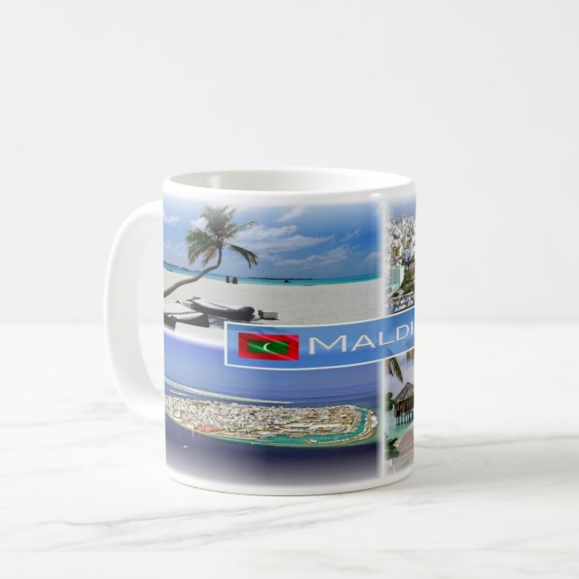 Caneca De Café MV Maldivas - Malè - (Frente Esquerda)