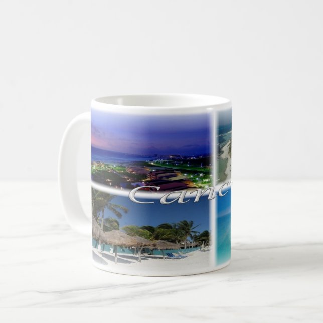 Caneca De Café MX México - Cancun - (Frente Esquerda)