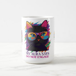 CANECA DE CAFÉ MY AURA SAYS