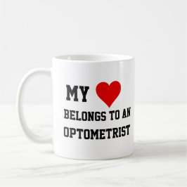 Caneca De Café My Belongs To An Optometrist Mug