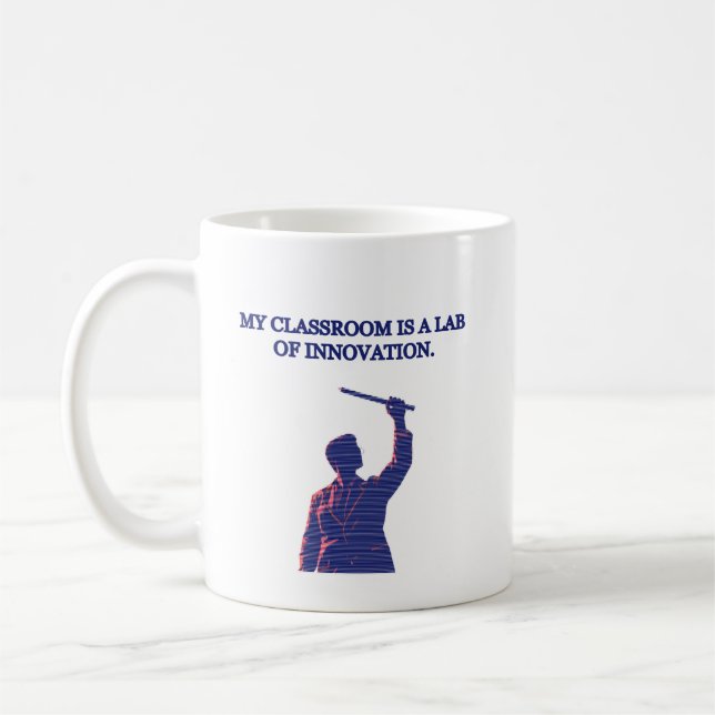 Caneca De Café My Classroom Lab of Innovation Science Educator (Esquerda)