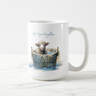 Caneca De Café My Cup Overflows - Psalm 23