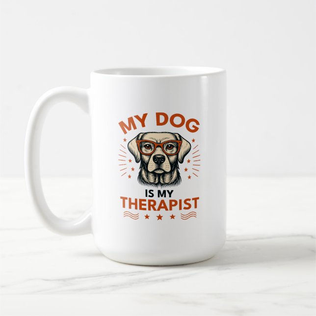 Caneca De Café My dog is my therapist (Esquerda)