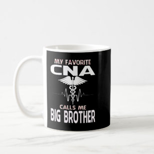 Caneca De Café My Favorite CNA Calls Me BIG BROTHER Fathers Day