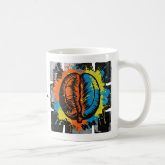 Caneca De Café My Joy Coffee Mug – Artistic Graffiti Coffee Bean 