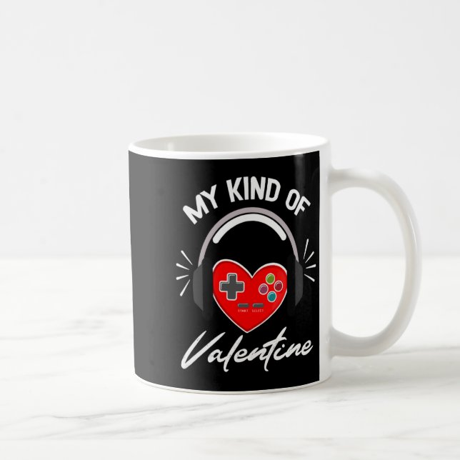Caneca De Café My Kind Valentine Gamer Valentines Day Gaming Boy  (Direita)