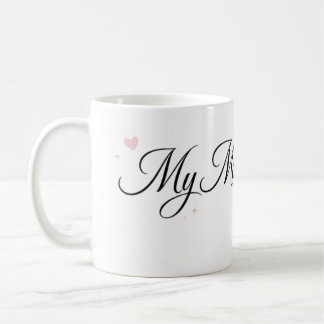 Caneca De Café My Mom is the Best Elegant Script Mug
