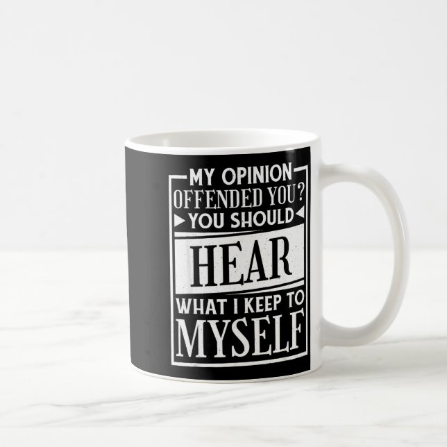 Caneca De Café My Onion Offended You Funny Sarcastic Humor  (Direita)