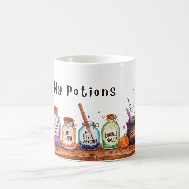 Caneca De Café “My Potions” con frases venezolanas  (Centro)