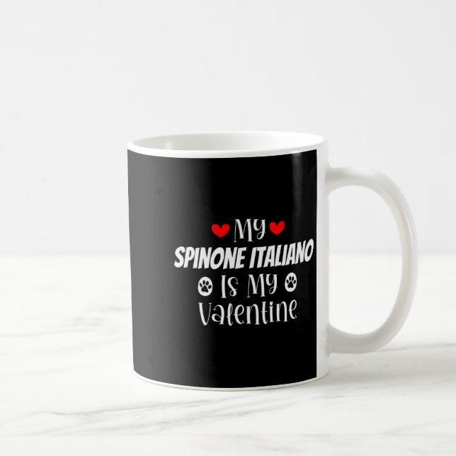 Caneca De Café My Snone Italiano Is My Valentine Cute Valentine  (Direita)