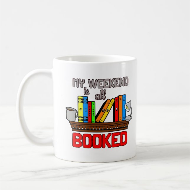 Caneca De Café My weekend is all booked lustiges Zitat (Esquerda)