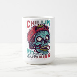 Caneca De Café  My Zombies Mug | Funny Halloween Horror 
