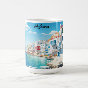 Caneca De Café Mykonos