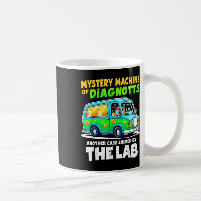 Caneca De Café Mystery Machine Of Diagnostics Lab Semana 2025 (Direita)