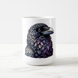 Caneca De Café Mystic Raven Art