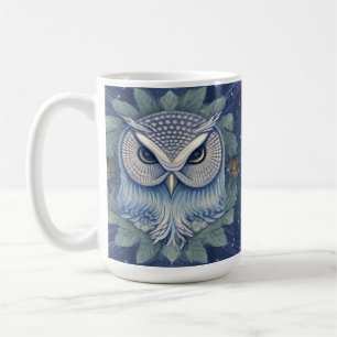 Caneca De Café Mystical Fantasy Forest Owl