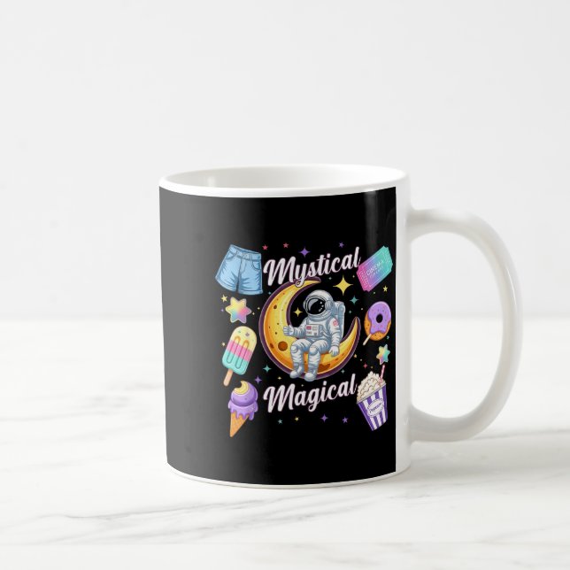 Caneca De Café Mystical Magical Retro Aesthetic Space Men Women K (Direita)