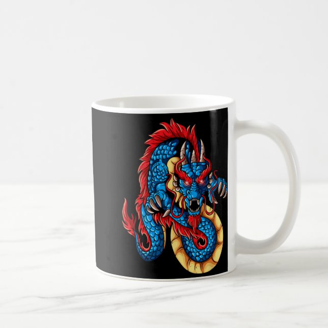 Caneca De Café Mythical Creatures China New Year Chinese New Year (Direita)