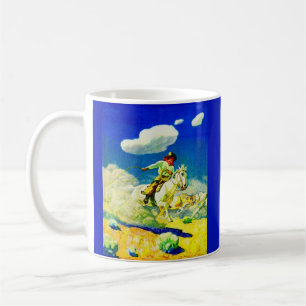 Caneca De Café N C. Wyeth Cowboy