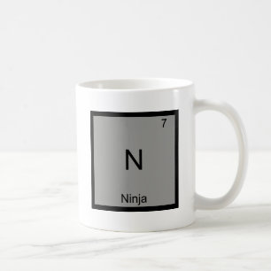 Caneca De Café N - T engraçado do símbolo do elemento da quími