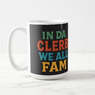 Caneca De Café NA CLERB NÓS TÓDOS FAMOSOS - Engraçado Sarcástico