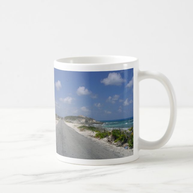 Caneca De Café Na estrada - Cozumel, México (Direita)