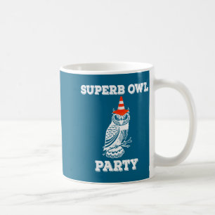 Caneca De Café Na Festa da Coruja Magnífica Quais Sombras