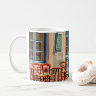 Caneca De Café Na frente do café grego