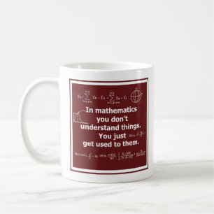 Caneca De Café Na matemática você não entende as coisas da ci