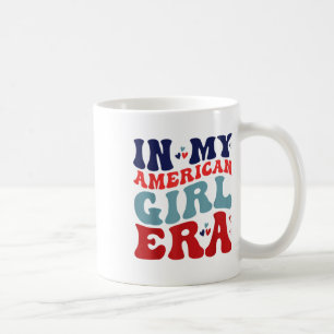 Caneca De Café Na minha americana Groovy American Girl 4th O