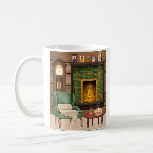 Caneca De Café Na minha casa acolhedora - foto à esquerda (Esquerda)