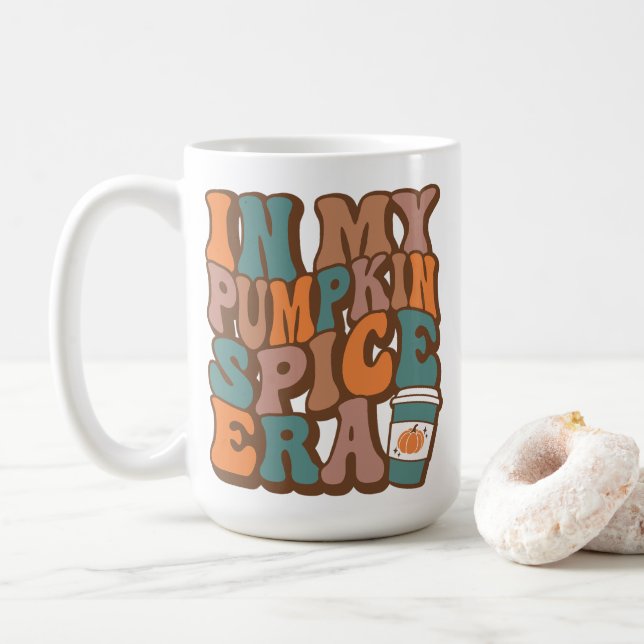 Caneca De Café Na Minha Época De Arroz | Pumpkin Spice Coffee (Com Donut)