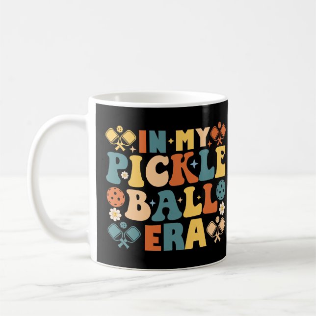 Caneca De Café Na Minha Época De Pickleball, O Groovy (Esquerda)