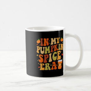 Caneca De Café Na Minha Época De Pumpkin, O Retro Engraçado Cai V