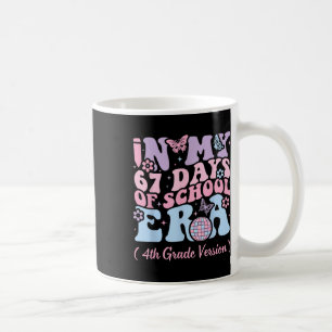 Caneca De Café Na Minha Era De 67 Dias De Escola Meme Crianças Jo